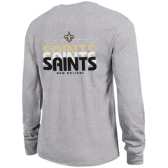 New Orleans Saints Champion Women's Core Long-Sleeve T-Shirt - Heather Gray T-shirts