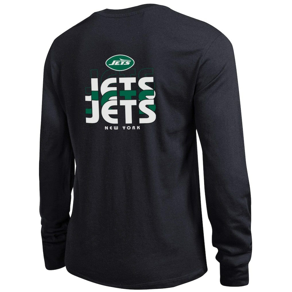 New York Jets Champion Women's Core Long-Sleeve T-Shirt - Black T-shirts