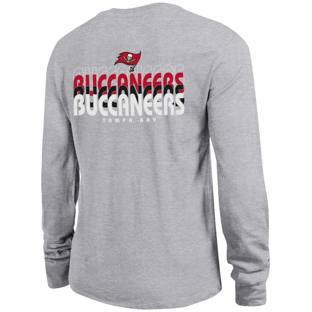 Tampa Bay Buccaneers Champion Women's Core Long-Sleeve T-Shirt - Heather Gray T-shirts