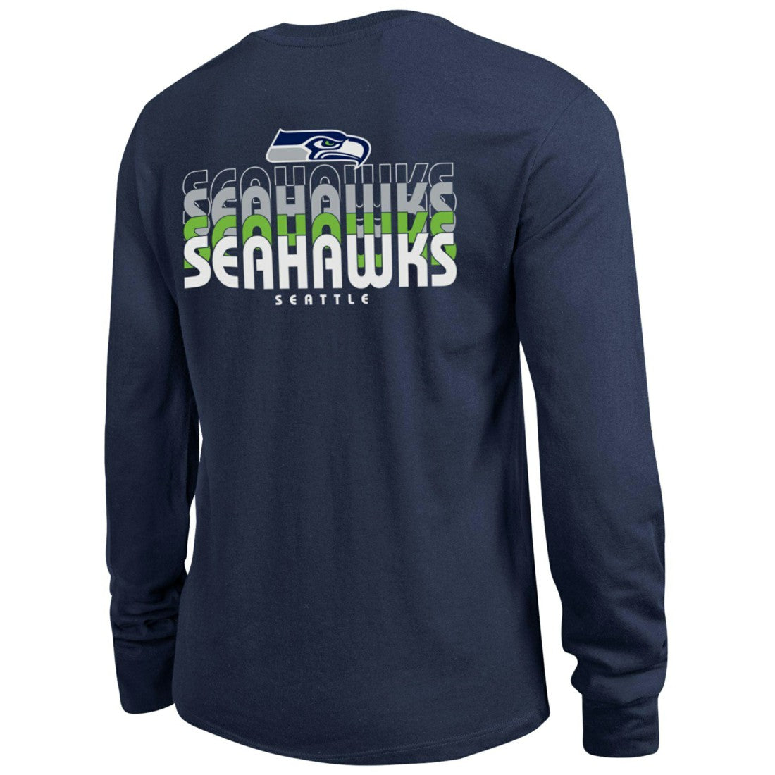 Seattle Seahawks Champion Women's Core Long-Sleeve T-Shirt - College Navy T-shirts