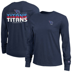 Tennessee Titans Champion Women's Core Long-Sleeve T-Shirt - Navy T-shirts