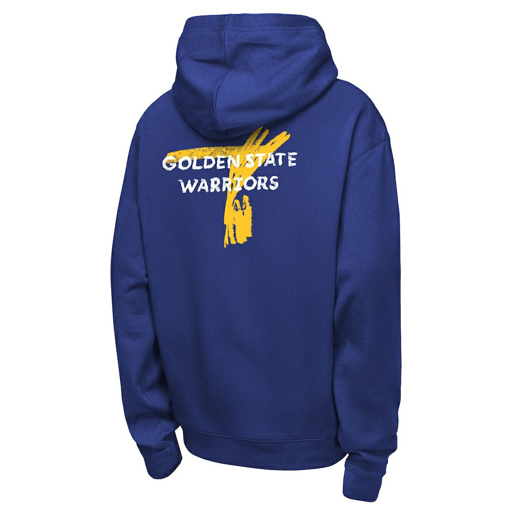 Golden State Warriors Youth Courtside Club Premiere Hoodie Royal - Nike