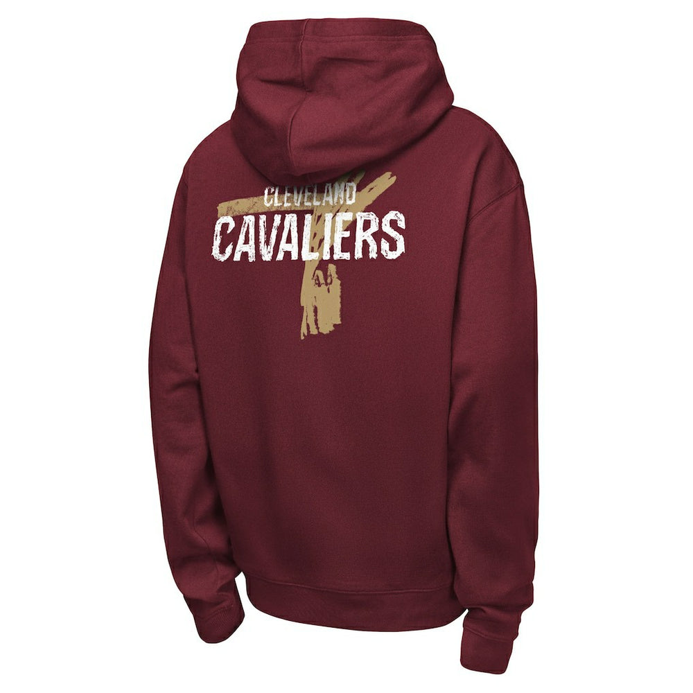 Cleveland Cavaliers Youth Courtside Club Premiere Hoodie Wine - Nike