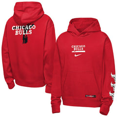 Chicago Bulls Youth Courtside Club Premiere Hoodie Red - Nike