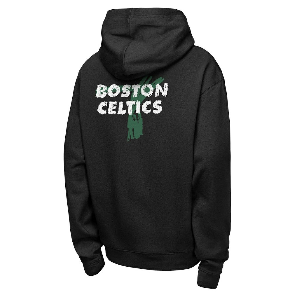 Boston Celtics Youth Courtside Club Premiere Hoodie Black - Nike