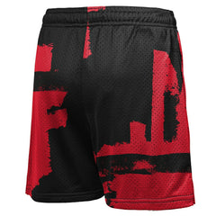 Chicago Bulls Youth Courtside Pro Shot Dri-FIT Mesh Practice Shorts Black/Red - Nike
