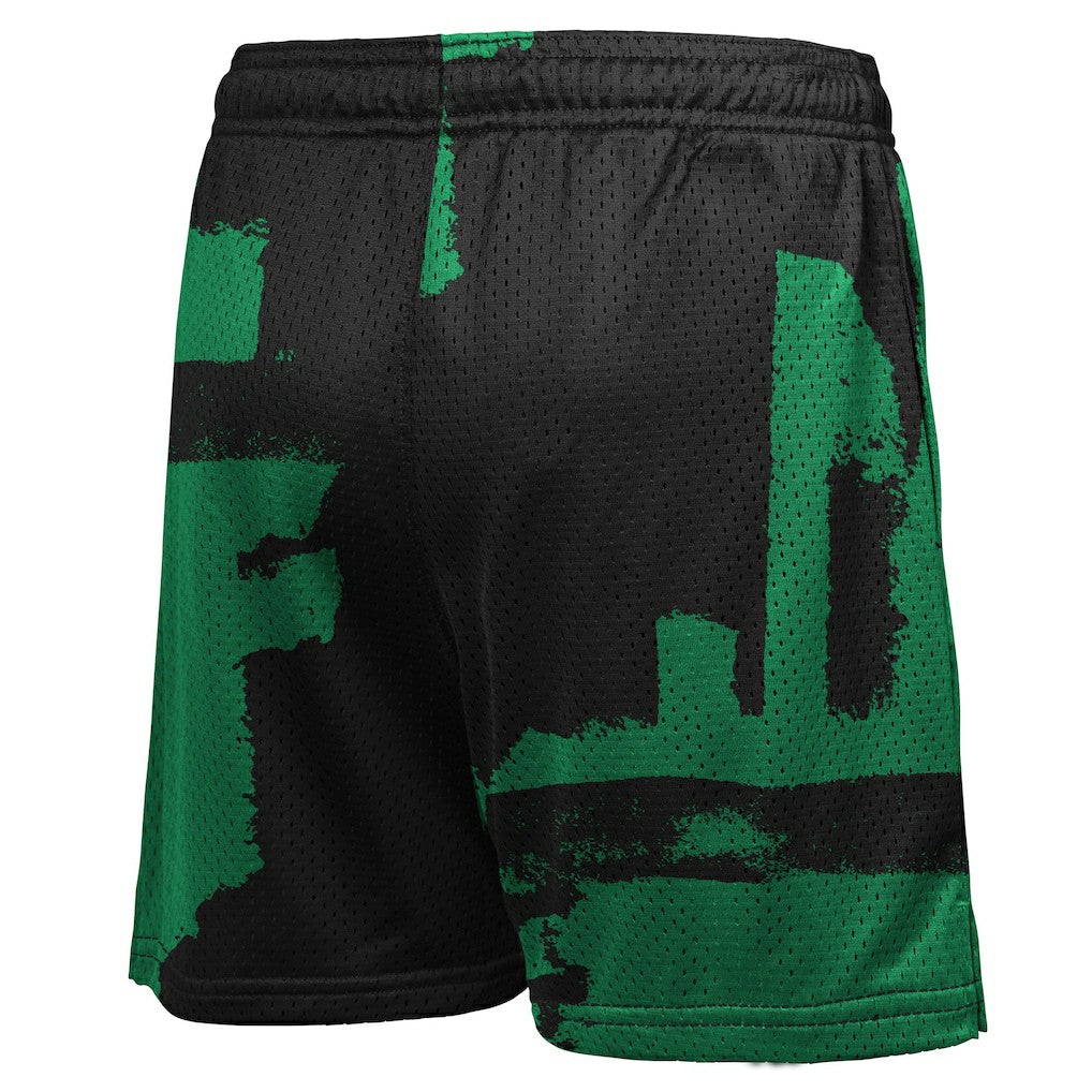 Boston Celtics Youth Courtside Pro Shot Dri-FIT Mesh Practice Shorts Black/Kelly Green - Nike outlet
