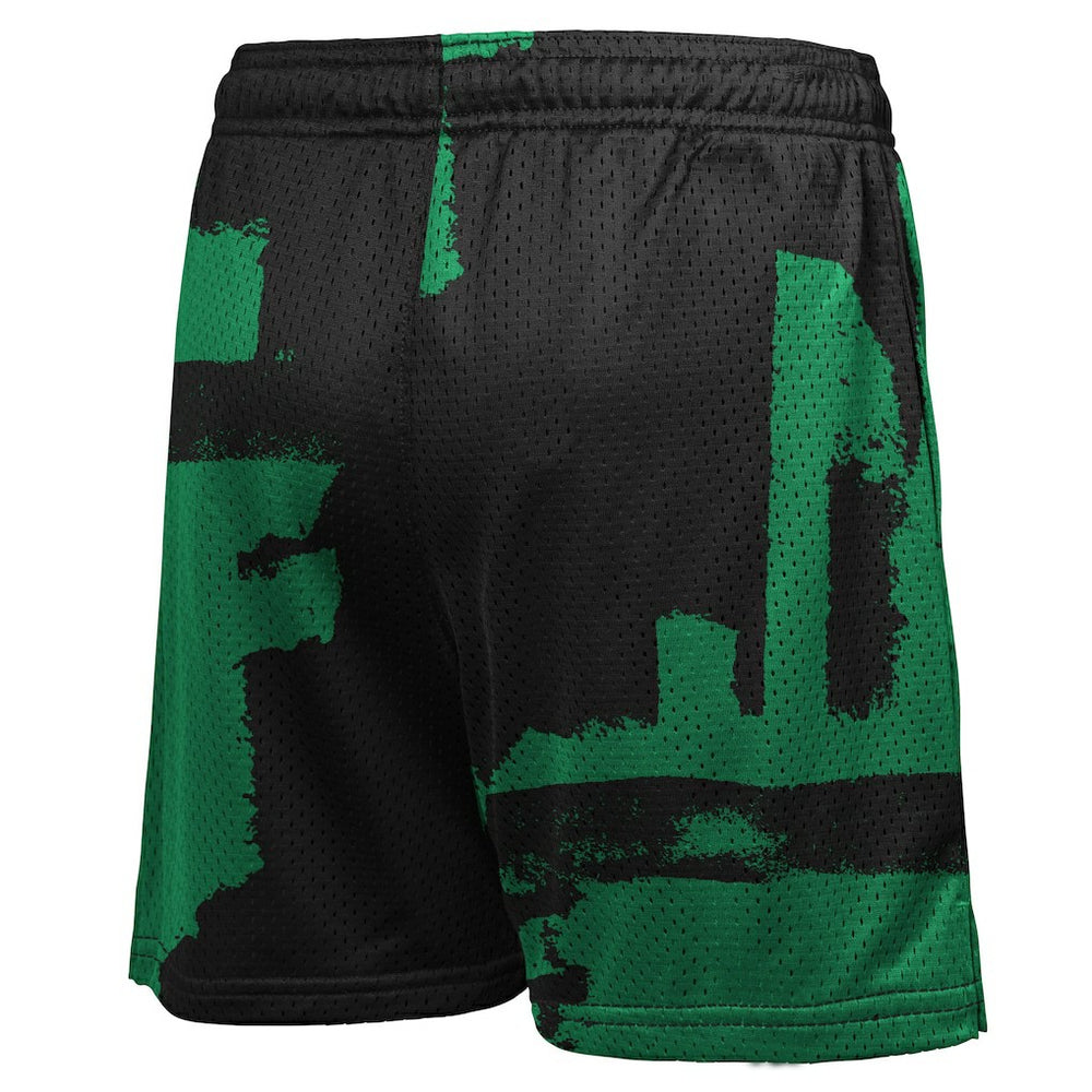 Boston Celtics Youth Courtside Pro Shot Dri-FIT Mesh Practice Shorts Black/Kelly Green - Nike outlet