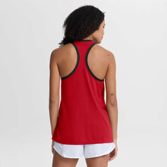 Cincinnati Reds Nike Women's Tri-Blend Dri-FIT Racerback Tank Top - Red Tanks