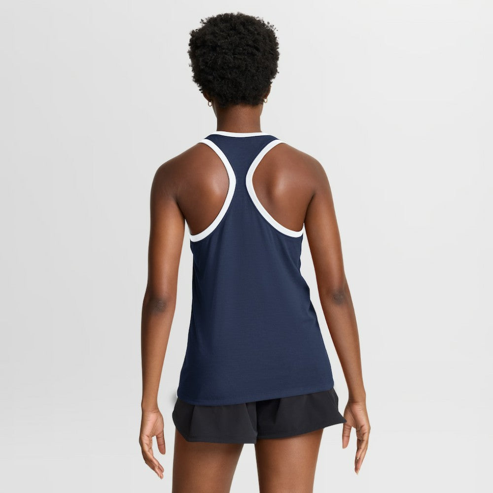 Detroit Tigers Nike Women's Tri-Blend Dri-FIT Racerback Tank Top - Navy Tanks