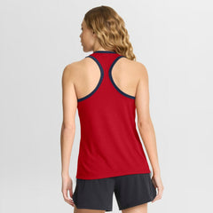Atlanta Braves Nike Women's Tri-Blend Dri-FIT Racerback Tank Top - Red Tanks