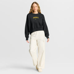 San Diego Padres Nike Women's Oversized Primetime Sweatshirt - Black Sweatshirts