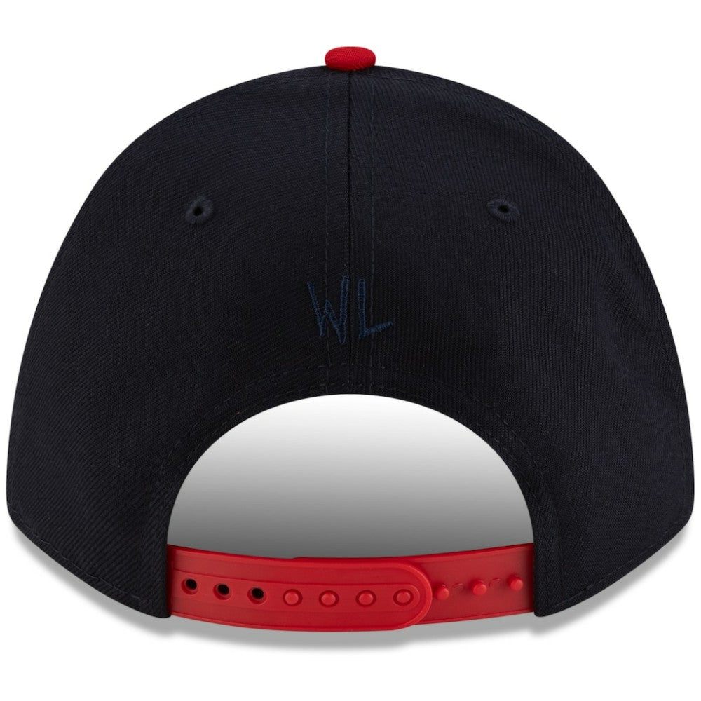 Atlanta Braves New Era x Warren Lotas 9FORTY A-Frame M-Crown Adjustable Hat - Navy/Red Hats