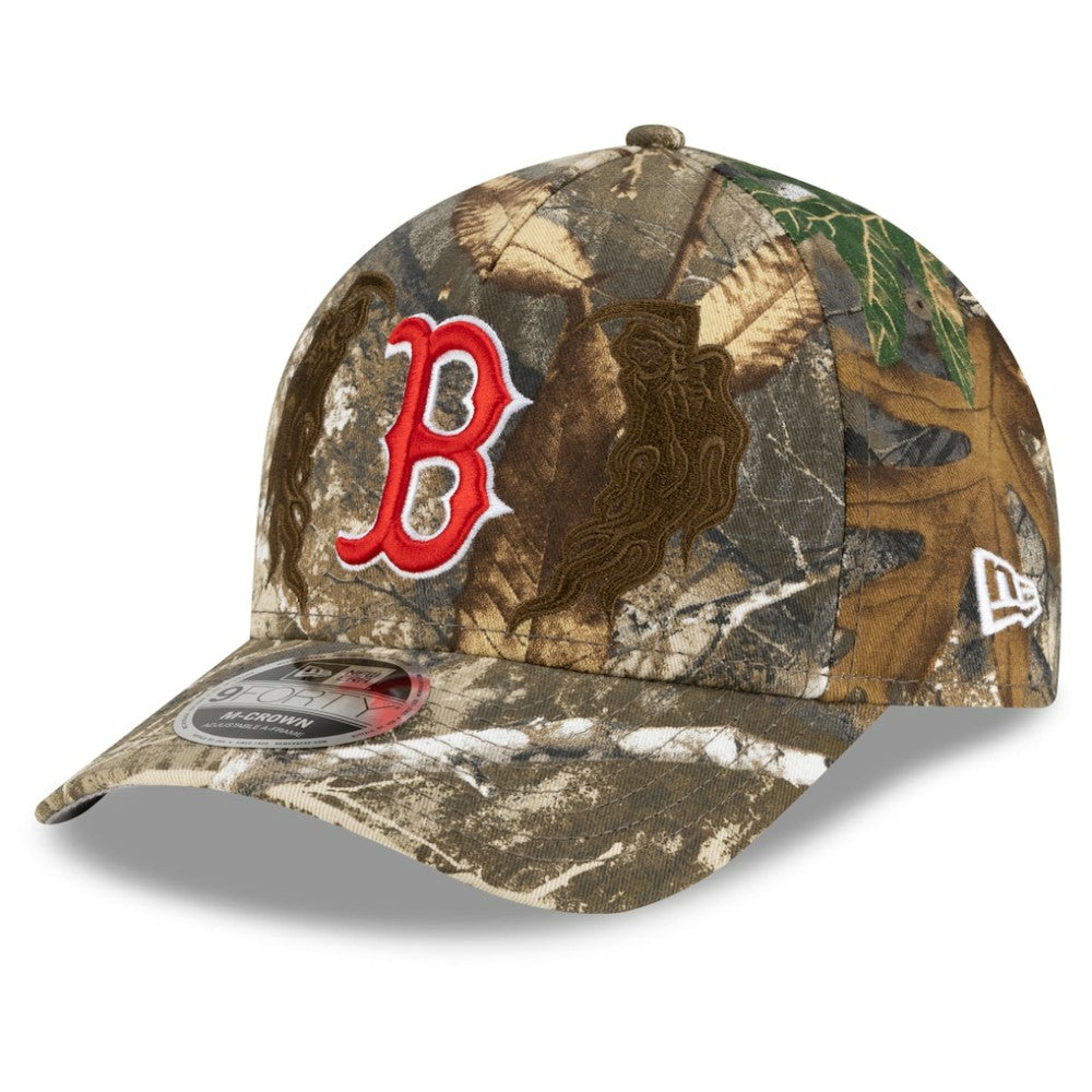 Boston Red Sox New Era x Warren Lotas Realtree 9FORTY A-Frame M-Crown Adjustable Hat - Camo Hats