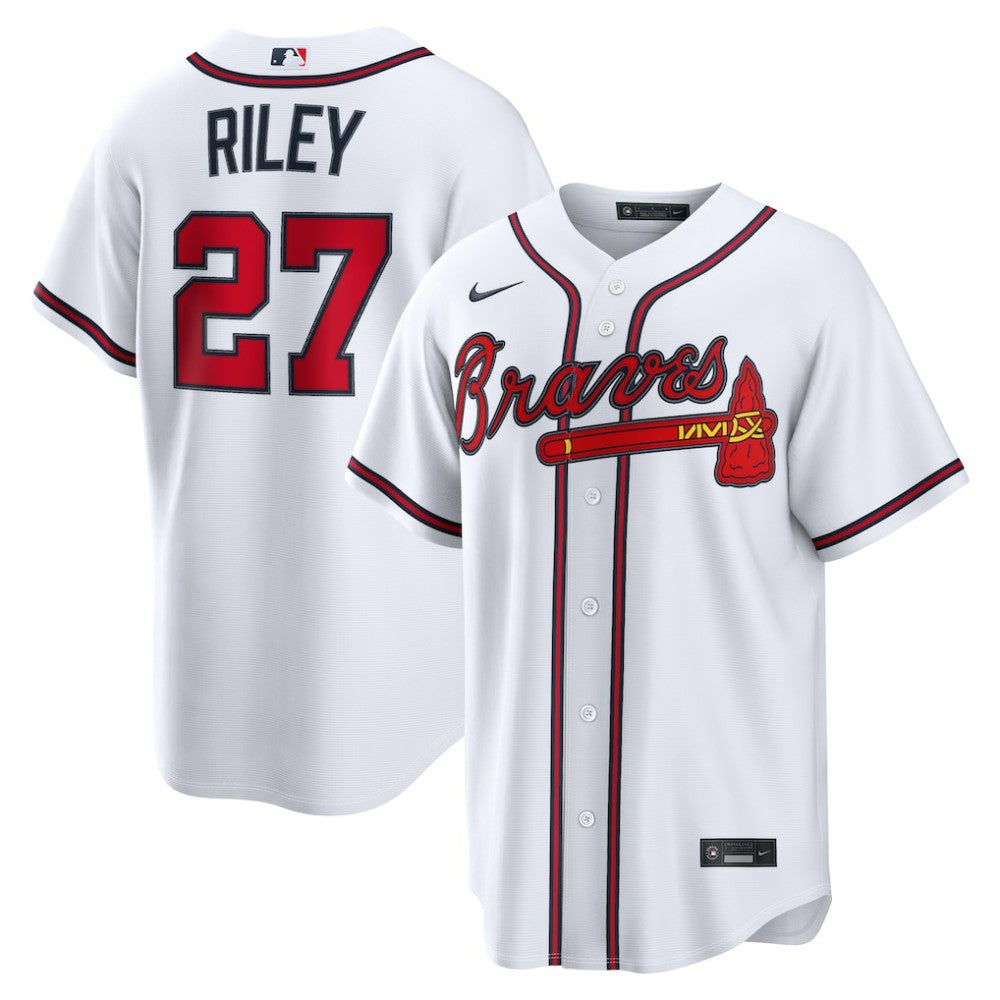 Austin Riley Atlanta Braves Nike Home Replica Jersey - White Jerseys