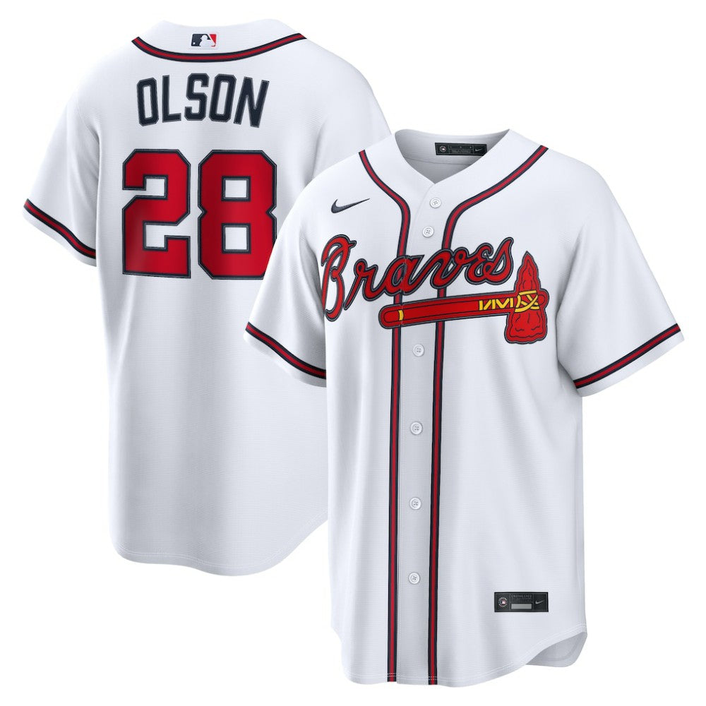 Matt Olson Atlanta Braves Nike Home Replica Jersey - White Jerseys