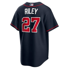 Austin Riley Atlanta Braves Nike Alternate Replica Jersey - Navy Jerseys