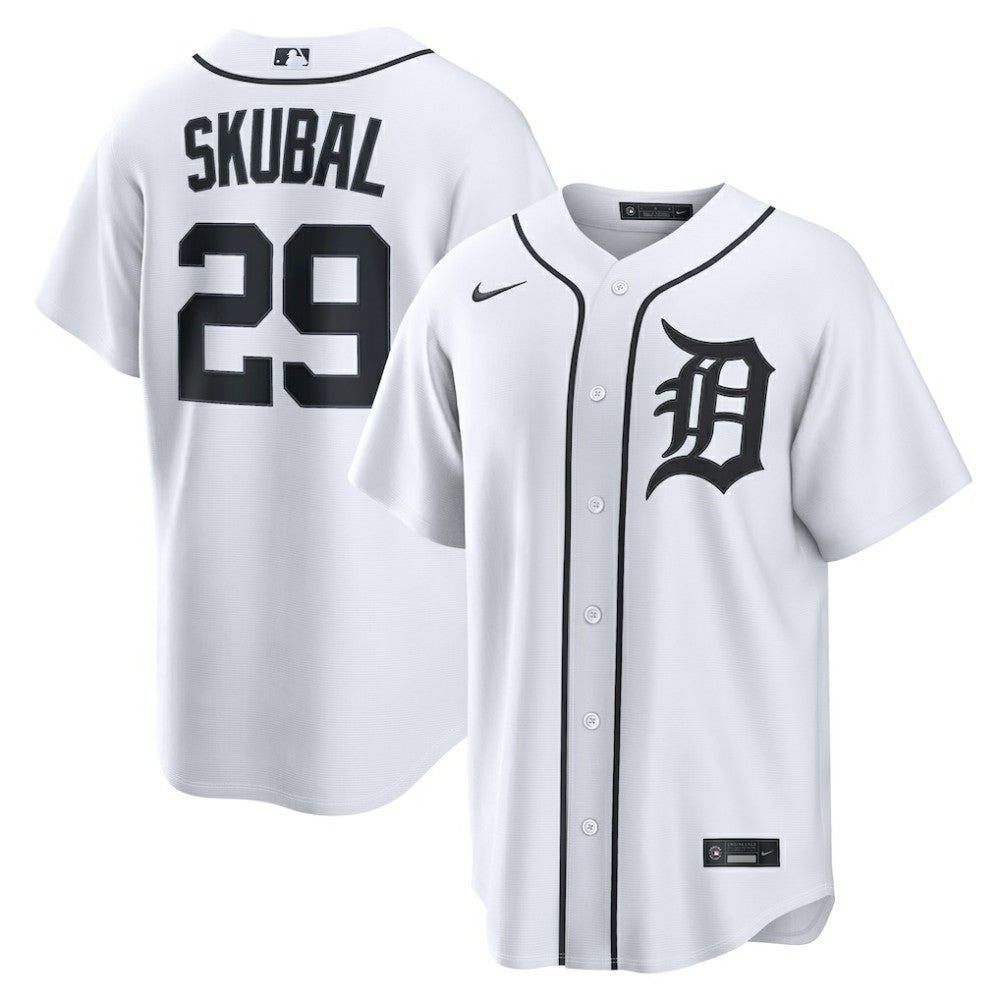 Tarik Skubal Detroit Tigers Nike Home Replica Jersey - White Jerseys