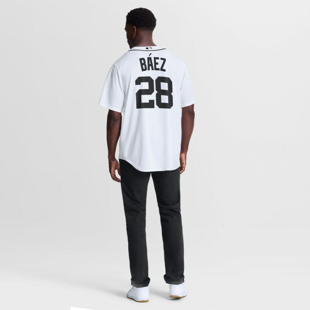 Javier Báez Detroit Tigers Nike Home Replica Jersey - White Jerseys