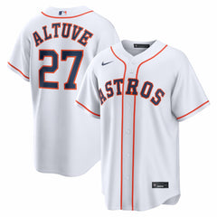 Jose Altuve Houston Astros Nike Home Replica Jersey - White Jerseys