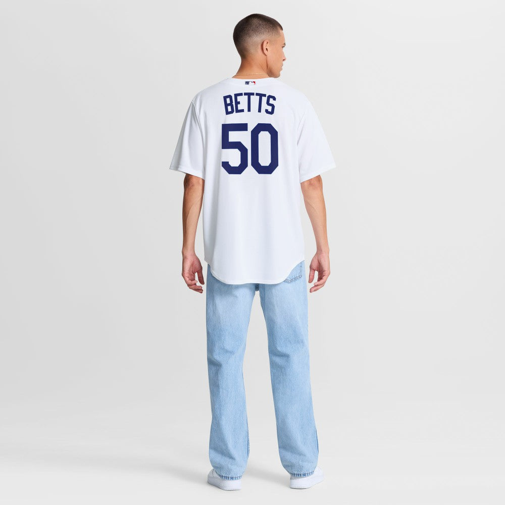 Mookie Betts Los Angeles Dodgers Nike Home Replica Jersey - White Jerseys