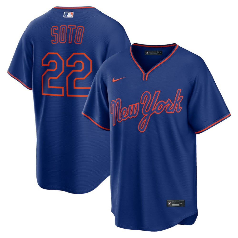 Juan Soto New York Mets Nike Alternate Replica Jersey - Royal Jerseys