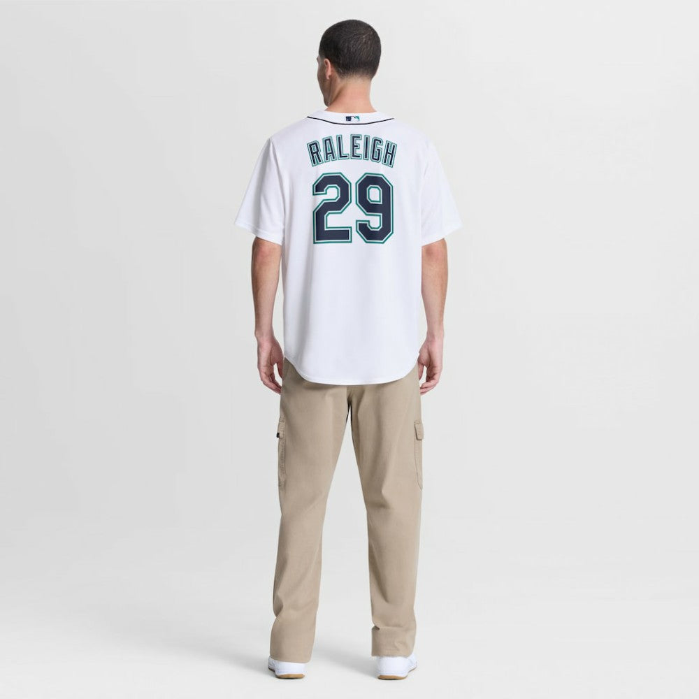 Cal Raleigh Seattle Mariners Nike Home Replica Jersey - White Jerseys