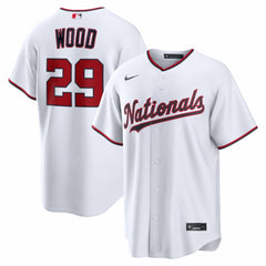 James Wood Washington Nationals Nike Home Replica Jersey - White Jerseys