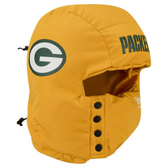 Green Bay Packers New Era Puffer Balaclava - Gold