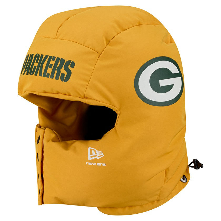 Green Bay Packers New Era Puffer Balaclava - Gold