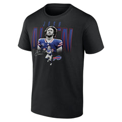 Josh Allen Buffalo Bills Humble Shadow Player T-Shirt - Black T-shirts