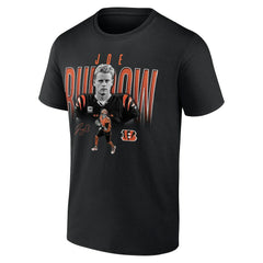 Joe Burrow Cincinnati Bengals Humble Shadow Player T-Shirt - Black T-shirts