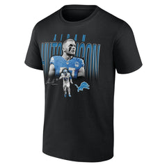 Aidan Hutchinson Detroit Lions Humble Shadow Player T-Shirt - Black T-shirts