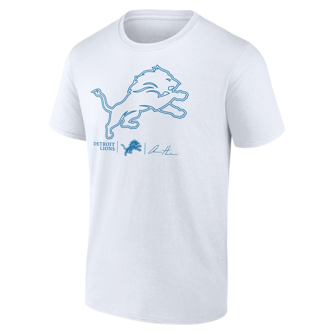 Aidan Hutchinson Detroit Lions Tonal Name & Number T-Shirt - White T-shirts