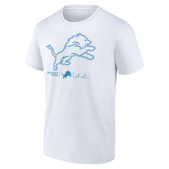 Aidan Hutchinson Detroit Lions Tonal Name & Number T-Shirt - White T-shirts