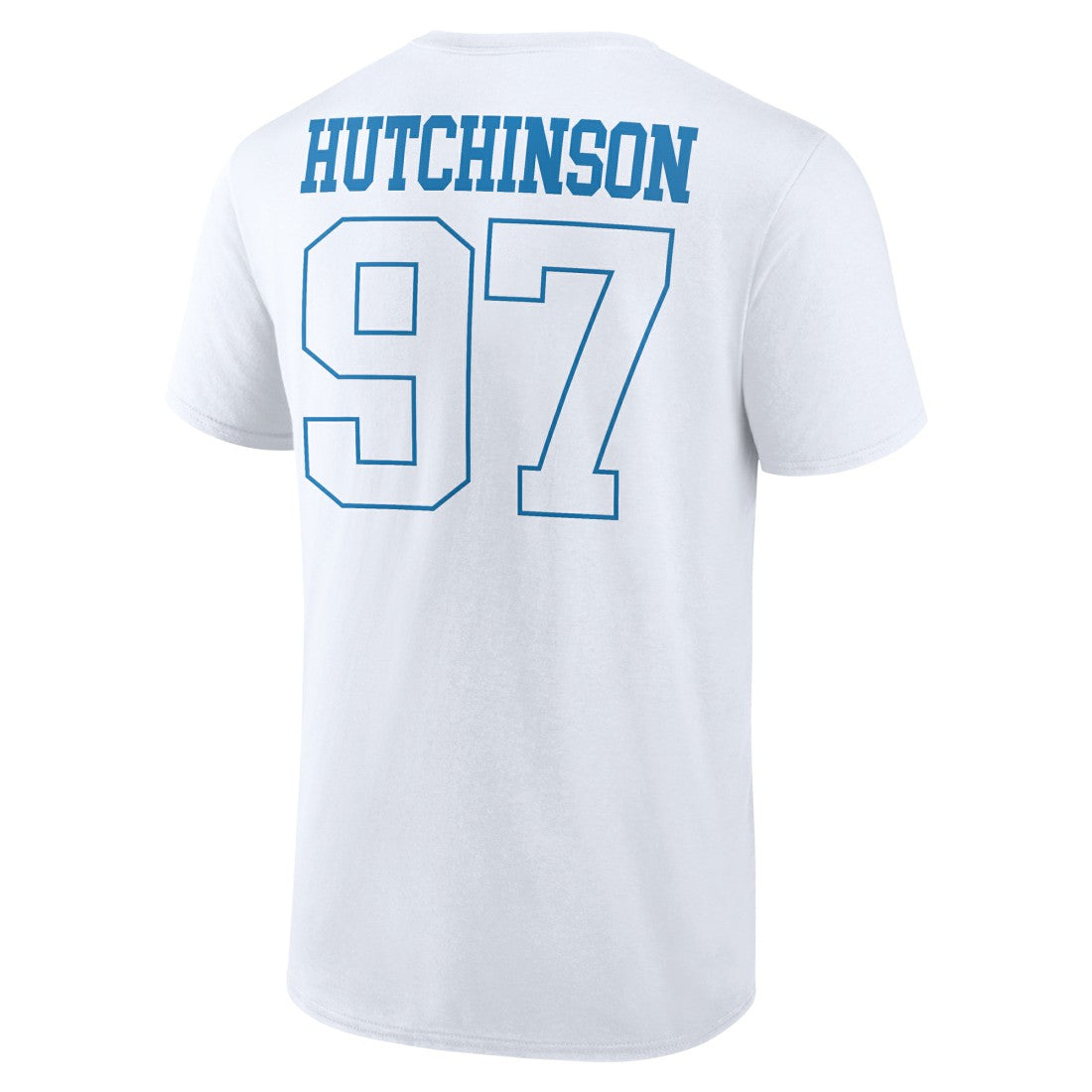 Aidan Hutchinson Detroit Lions Tonal Name & Number T-Shirt - White T-shirts