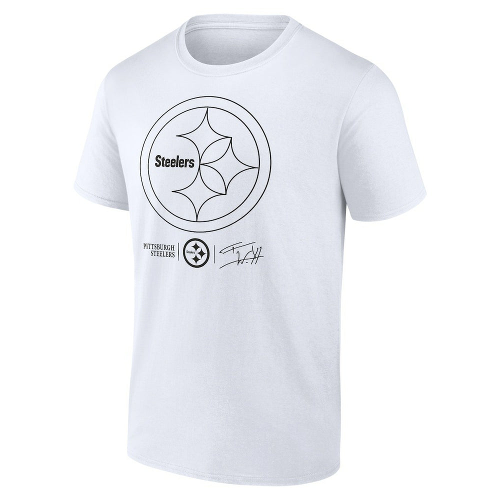 T.J. Watt Pittsburgh Steelers Tonal Name & Number T-Shirt - White T-shirts