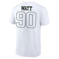 T.J. Watt Pittsburgh Steelers Tonal Name & Number T-Shirt - White T-shirts