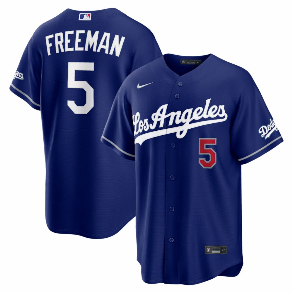 Freddie Freeman Los Angeles Dodgers Nike Alternate Stadium Jersey - Royal Jerseys
