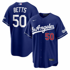 Mookie Betts Los Angeles Dodgers Nike Alternate Stadium Jersey - Royal Jerseys