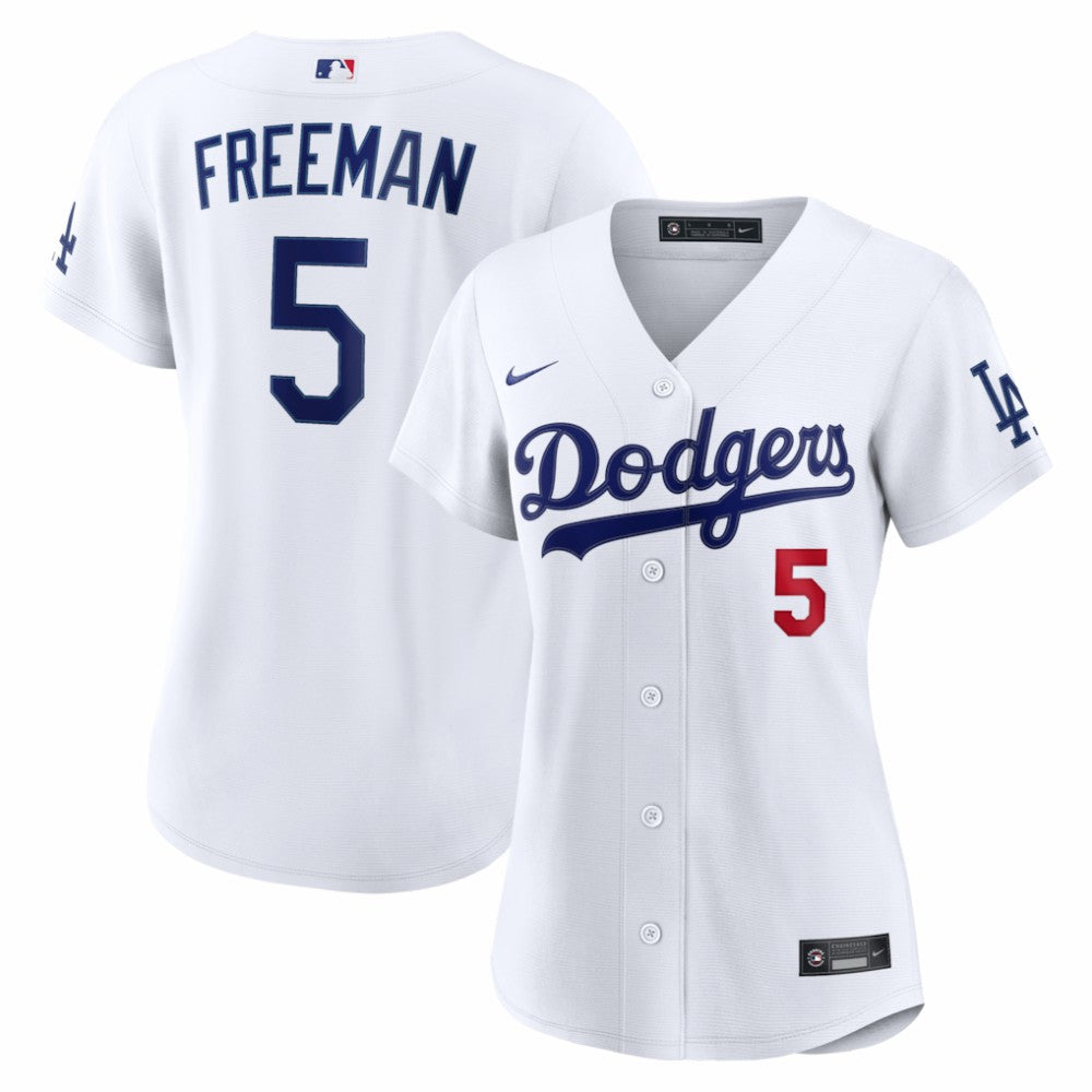 Freddie Freeman Los Angeles Dodgers Nike Women's Home Stadium Jersey - White Jerseys
