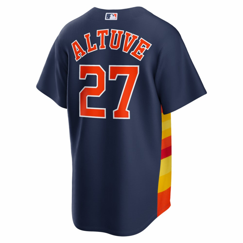 Jose Altuve Houston Astros Nike Alternate 2 Replica Jersey - Navy Jerseys
