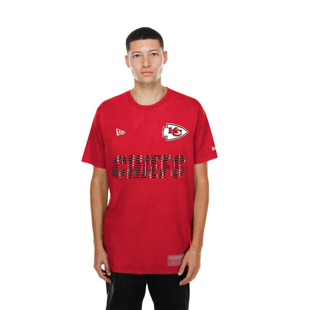 Kansas City Chiefs New Era Match T-Shirt - Red T-shirts