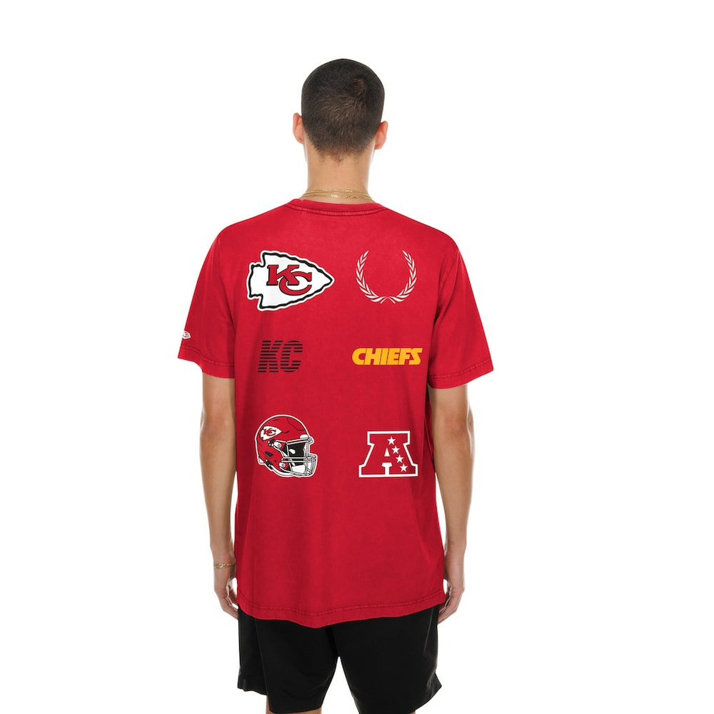 Kansas City Chiefs New Era Match T-Shirt - Red T-shirts