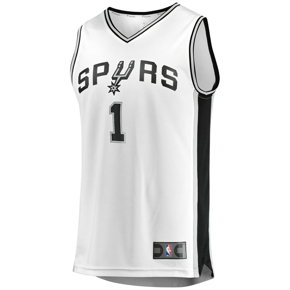Victor Wembanyama San Antonio Spurs Fast Break Replica Player Jersey Association Edition White - Fanatics