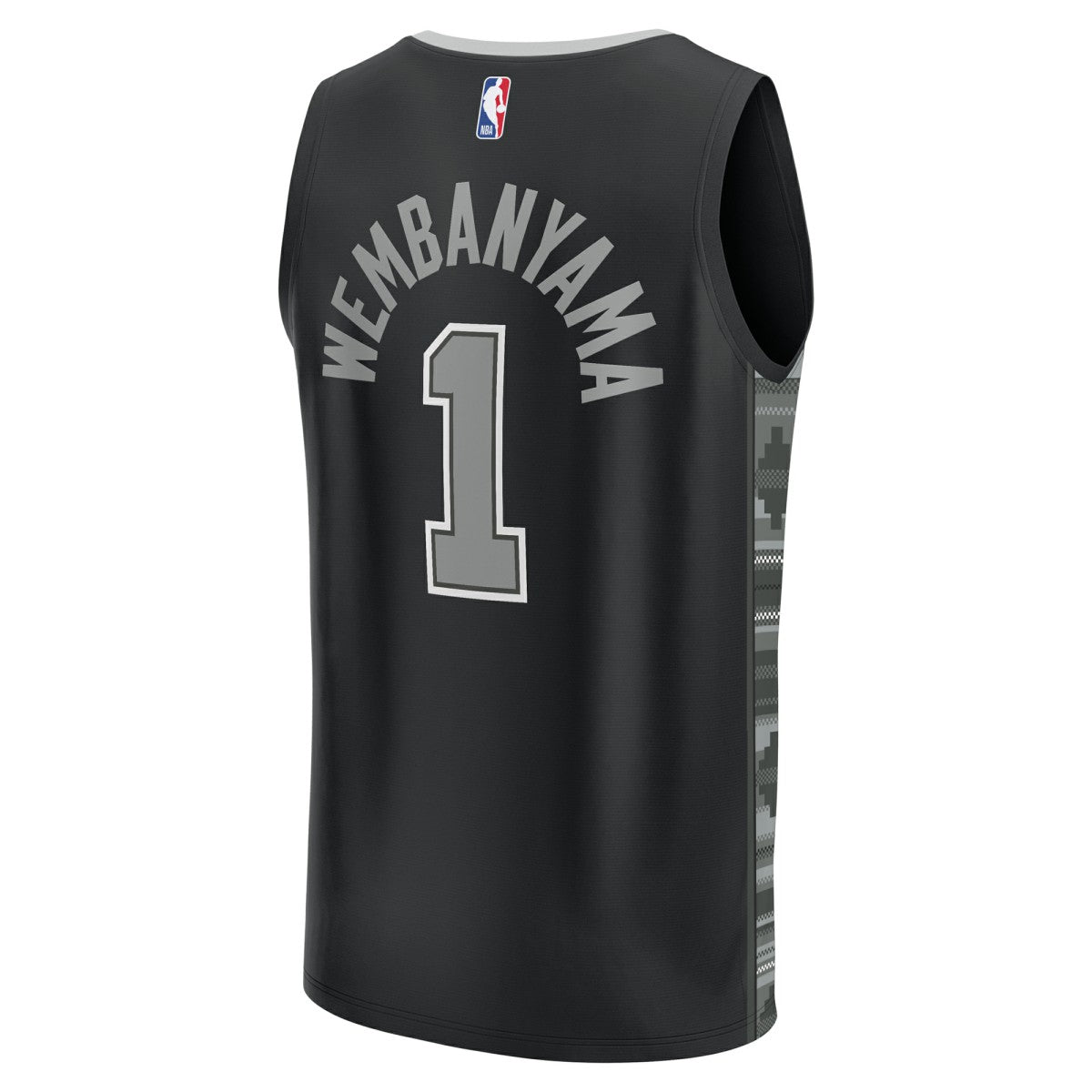 Victor Wembanyama San Antonio Spurs Fast Break Replica Player Jersey Statement Edition Black - Fanatics