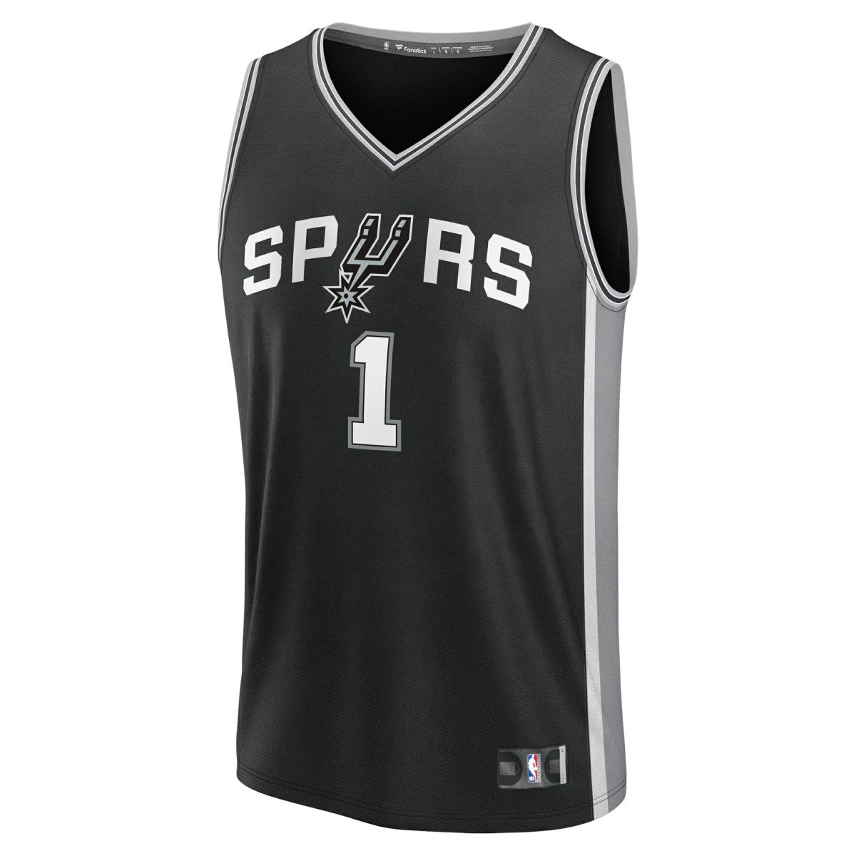 Victor Wembanyama San Antonio Spurs Youth Fast Break Replica Player Jersey Icon Edition Black - Fanatics