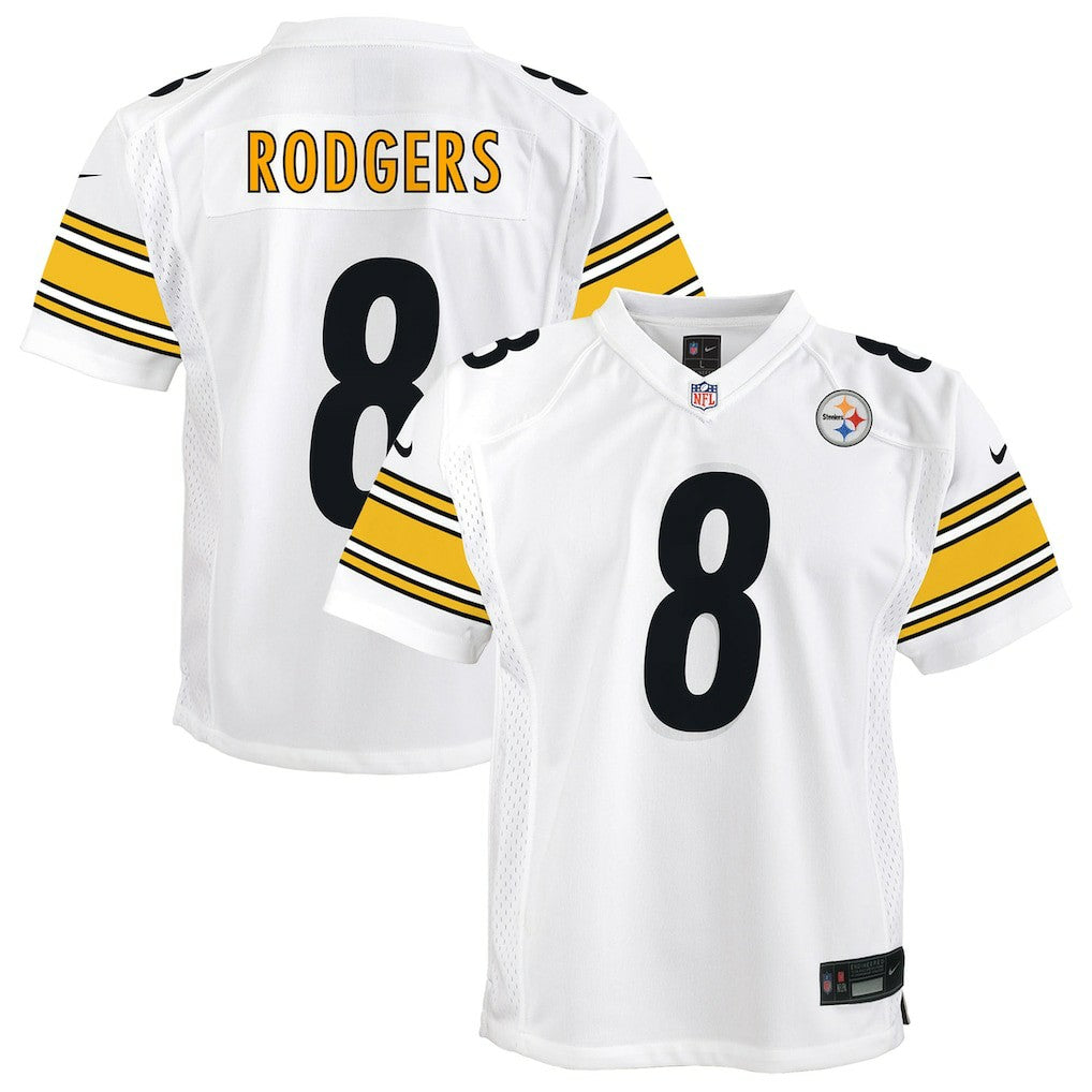 Aaron Rodgers Pittsburgh Steelers Youth Game Jersey - White