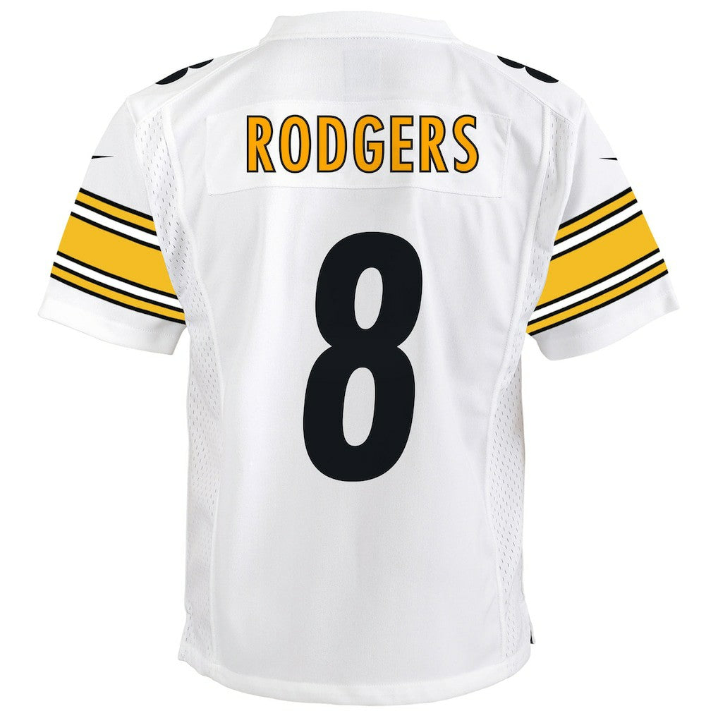 Aaron Rodgers Pittsburgh Steelers Youth Game Jersey - White