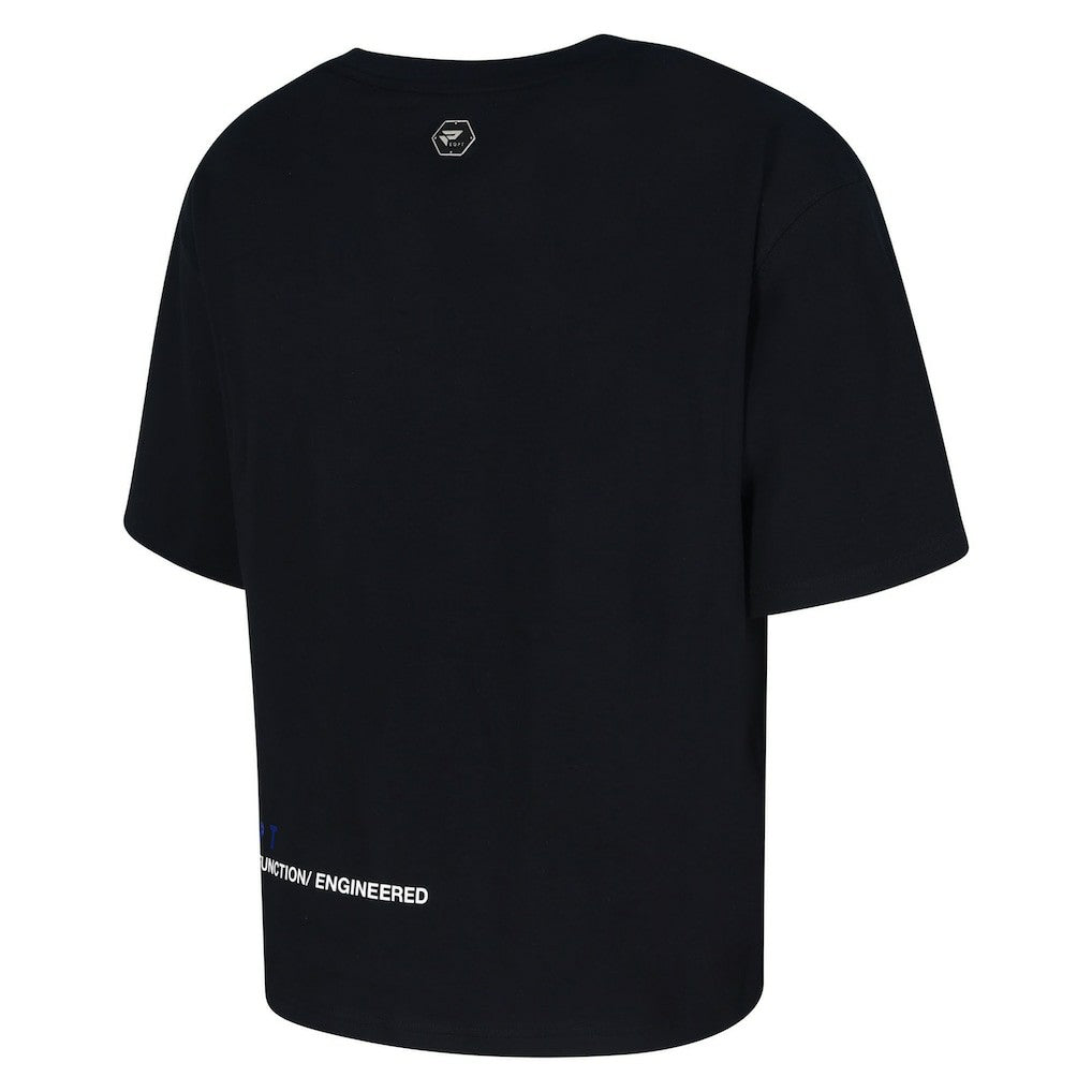 Golden State Warriors Protege Eco-Poly Interlock Fashion Tonal T-Shirt Black